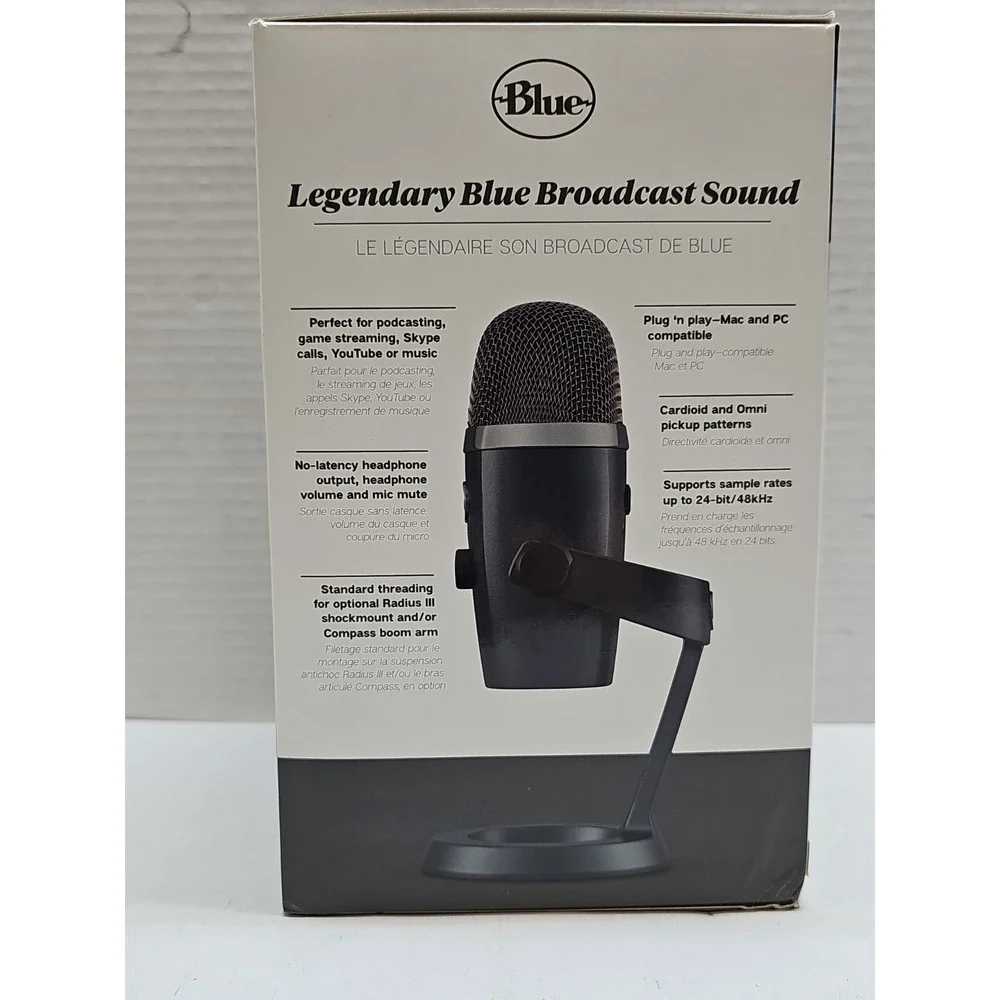 Blue Yeti Nano Premium‎ USB Mic for Recording & Streaming – Shadow Gray - Open